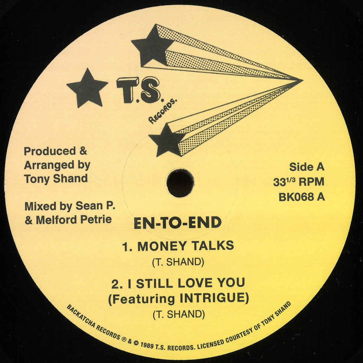 En-to-end - Money talks / I still love you' feat. Intrigue