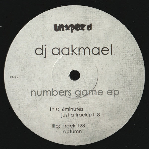 DJ Aakmael - Numbers Game EP