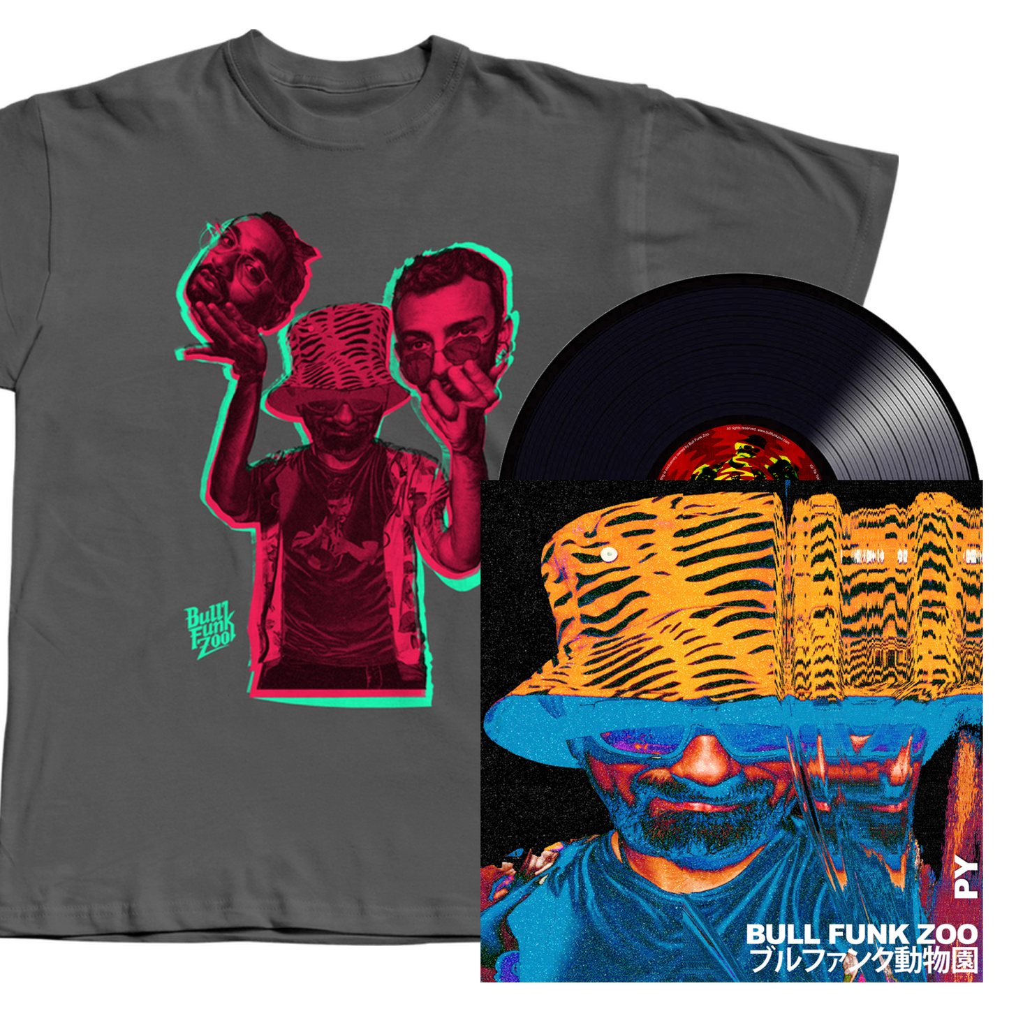 Bull Funk Zoo Bundle (Vinyl & XL T-Shirt Bundle)