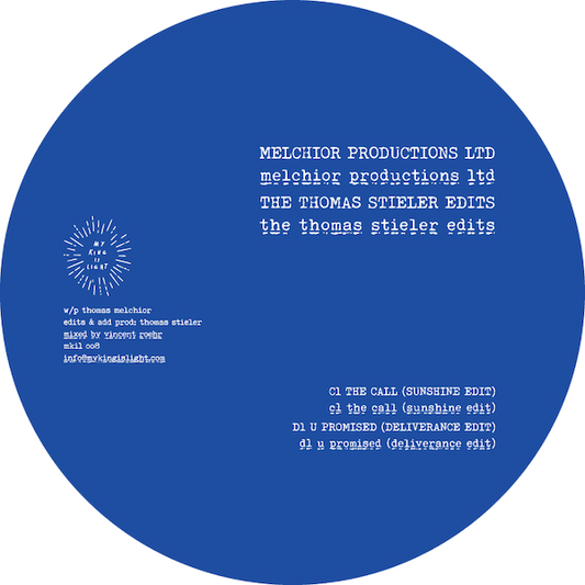 Melchior Productions Ltd. - Alpha and Omega EP - The Thomas Stieler Edits