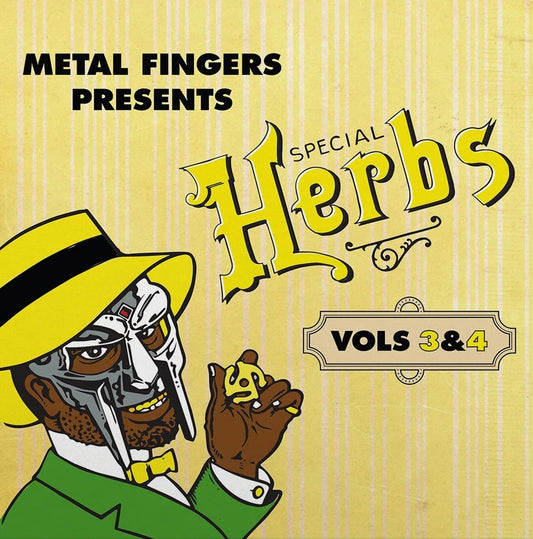 MF Doom - Metal Fingers Presents: Special Herbs Vol. 3&4 (Lemon Yellow Vinyl)