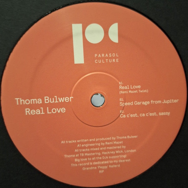 Thoma Bulwer - Real Love EP