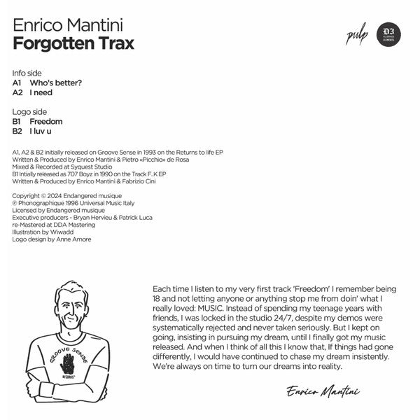 Enrico Mantini - Forgotten Trax