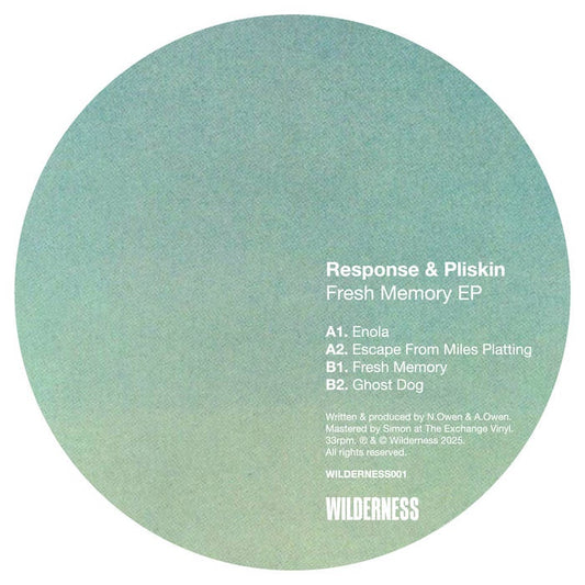 Response & Pliskin - Fresh Memory EP