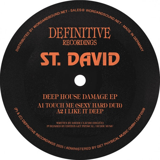 St. David - Deep House Damage EP