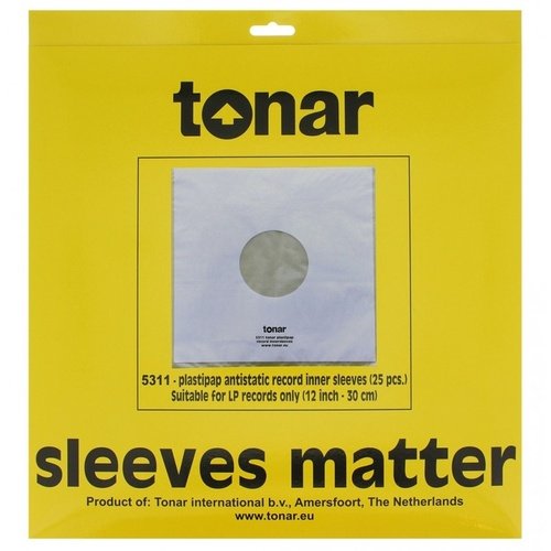 Tonar Plastipap Inner Sleeves for LPs